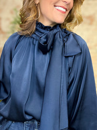 Serafina Satin Top