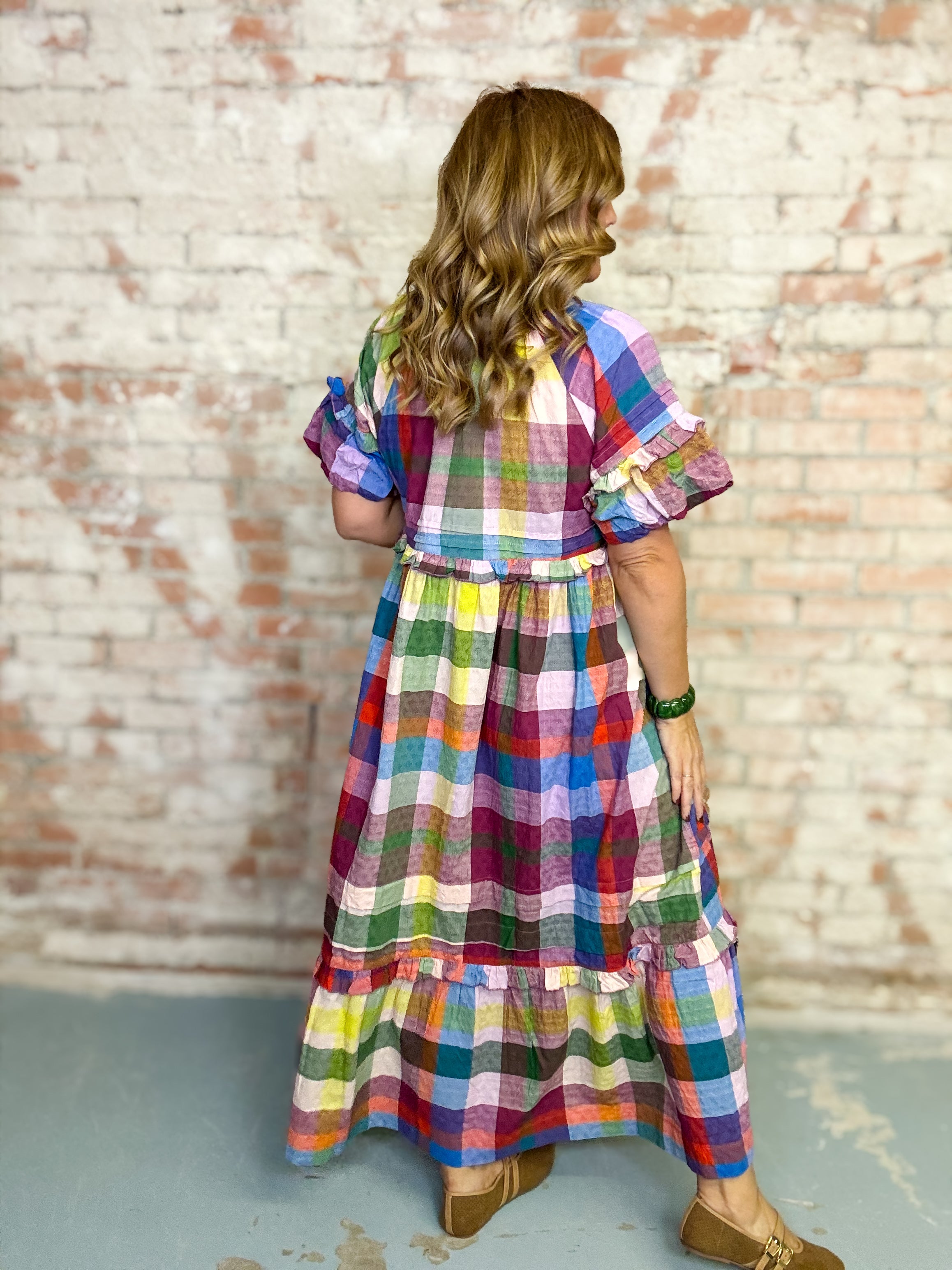 Charlotte Plaid Dress | Sunshine Tienda