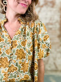 Maddox Button Down Top