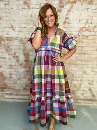 Charlotte Plaid Dress | Sunshine Tienda