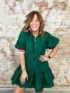 Sherry Solid Puff Sleeve Dress