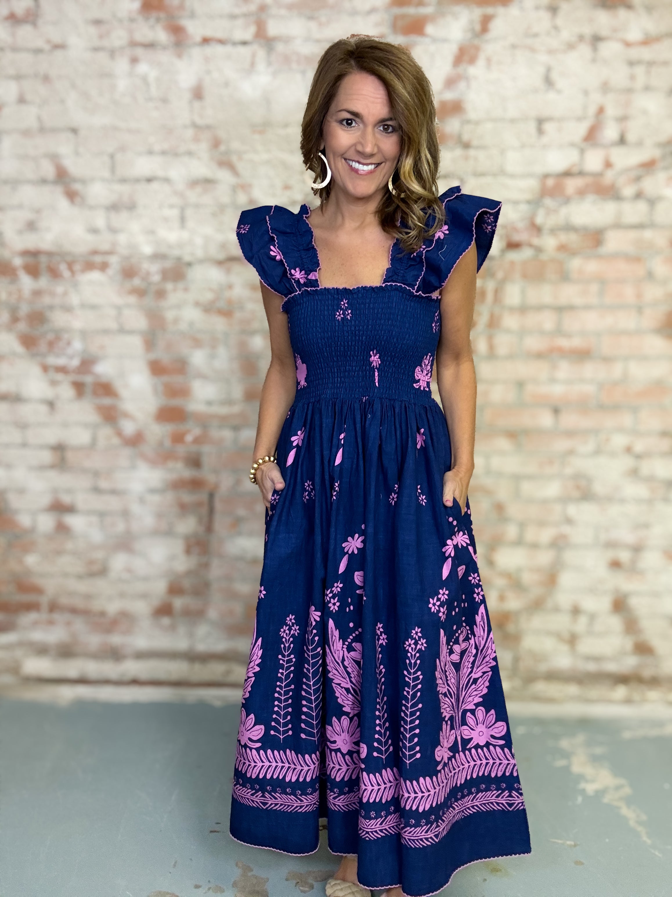 Uncle Frank Shelbie Midi Dress
