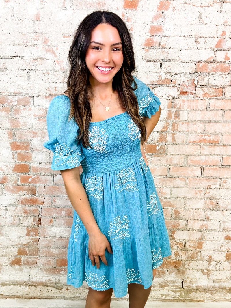 Brynlee Embroidered Dress - FINAL SALE