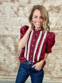 Corrington Pleated Top