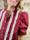 Corrington Pleated Top