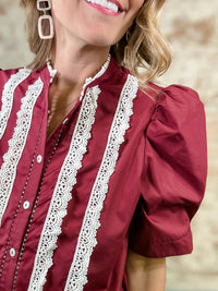 Corrington Pleated Top