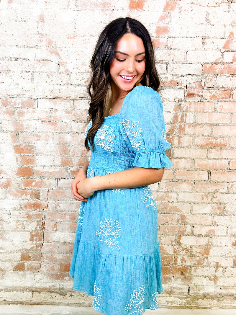 Brynlee Embroidered Dress - FINAL SALE