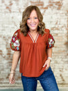 THML Leah Embroired Top