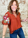 THML Leah Embroired Top