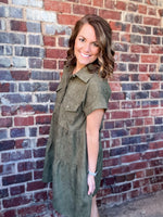 Tiered Corded Pocket Dress