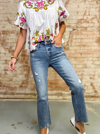 Stephanie Kick Flare Jeans