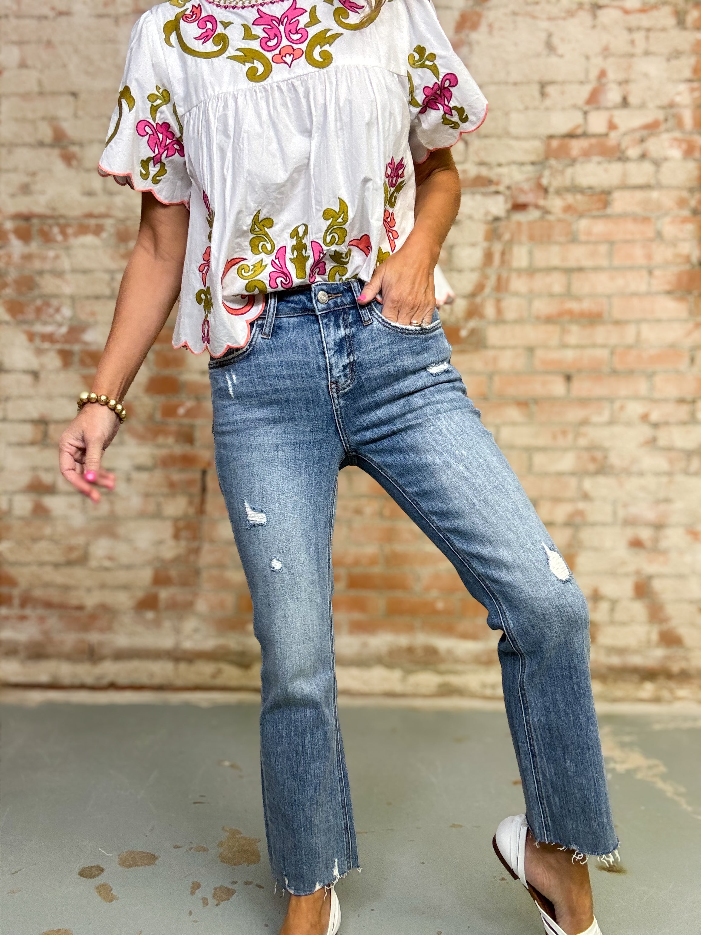 Stephanie Kick Flare Jeans