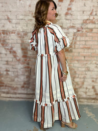 Vintage Stripe Charlotte Dress | Sunshine Tienda