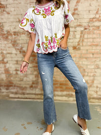 Stephanie Kick Flare Jeans
