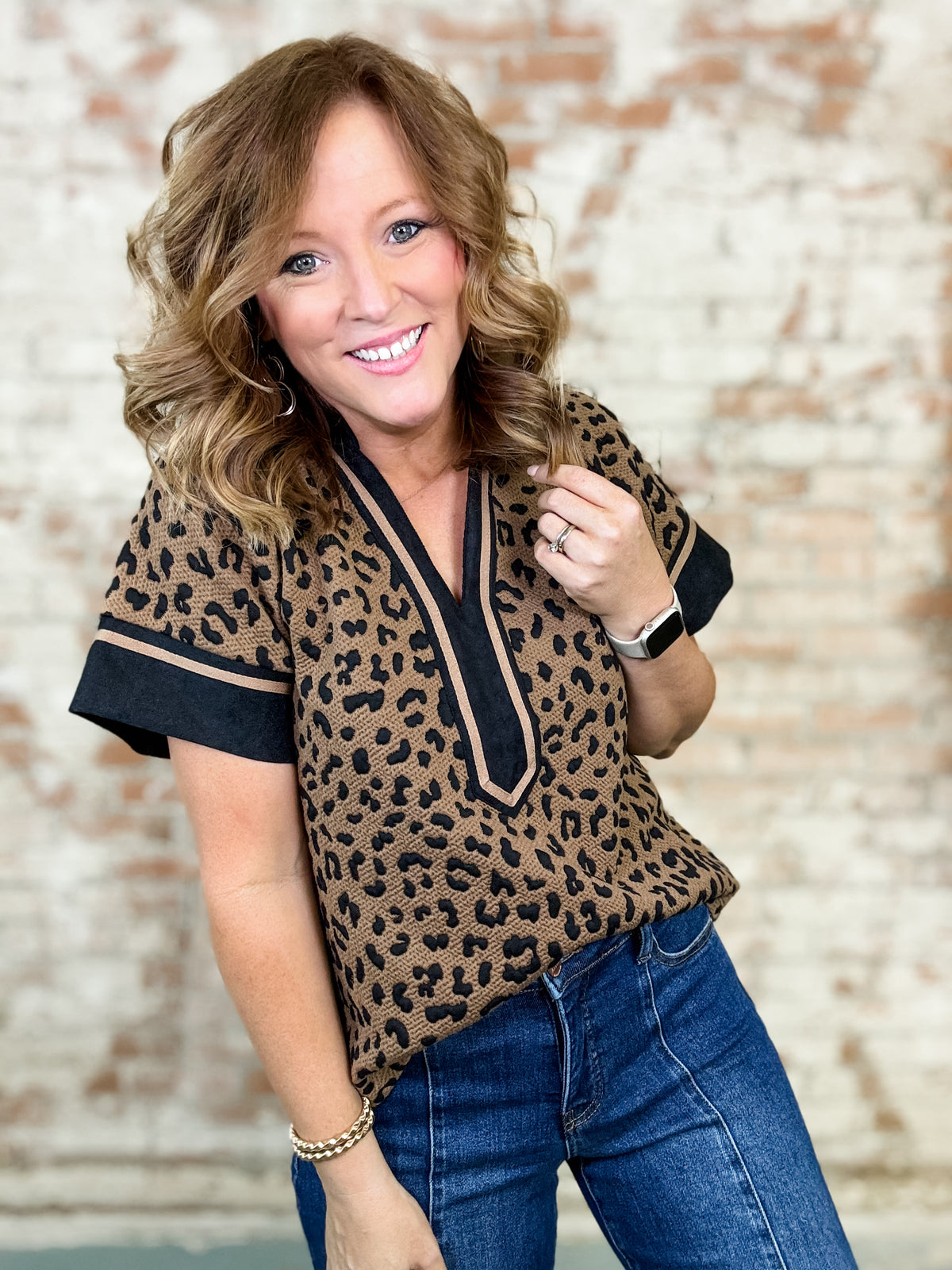 THML Dunn Cheetah Top