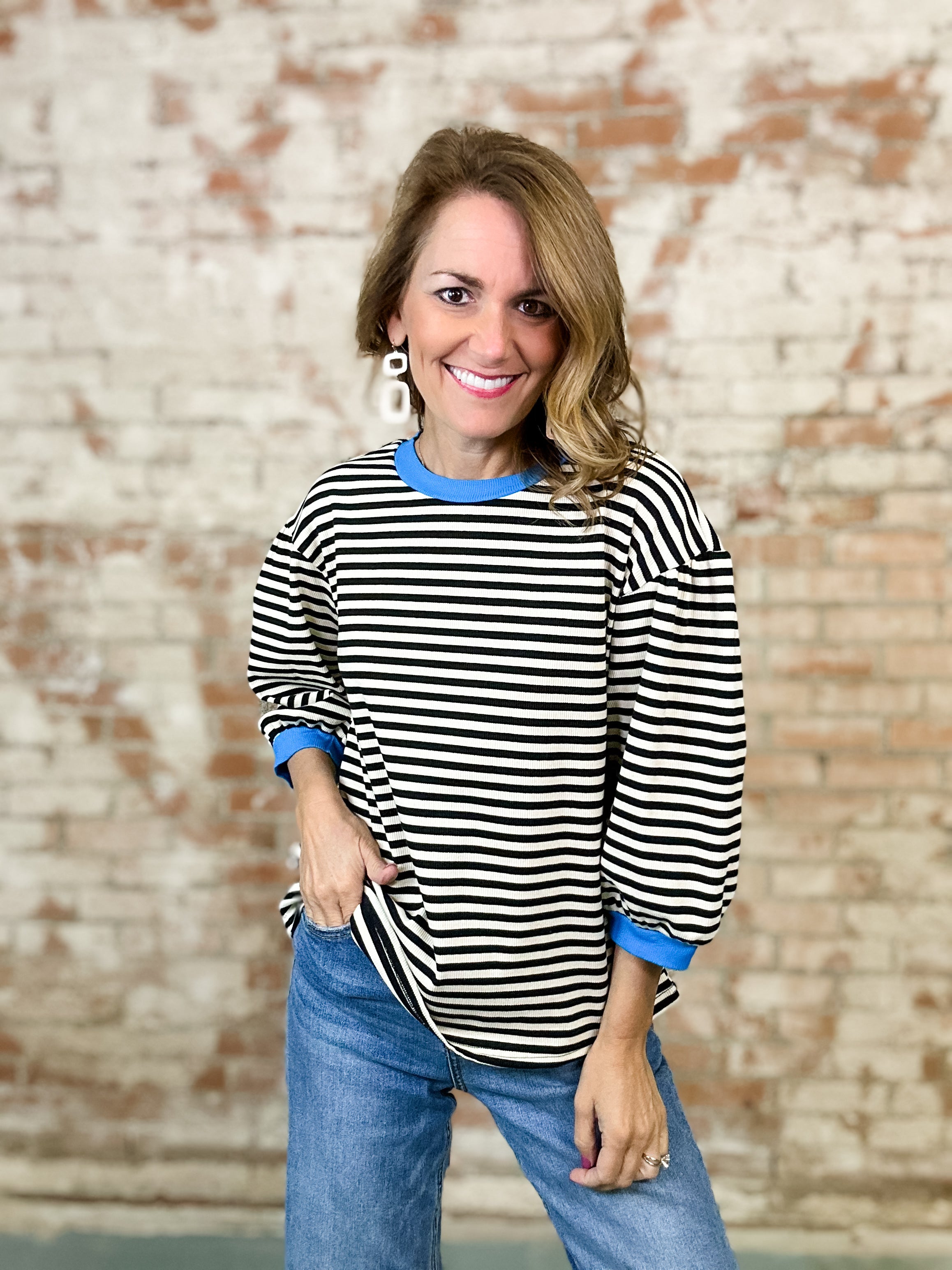 Dalinda Striped Top