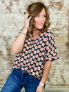 Danica Flower Print Top