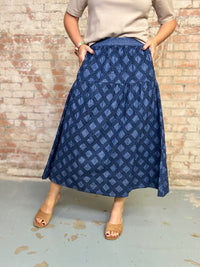 Denim Eyelet Colette Skirt | Sunshine Tienda