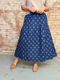 Denim Eyelet Colette Skirt | Sunshine Tienda