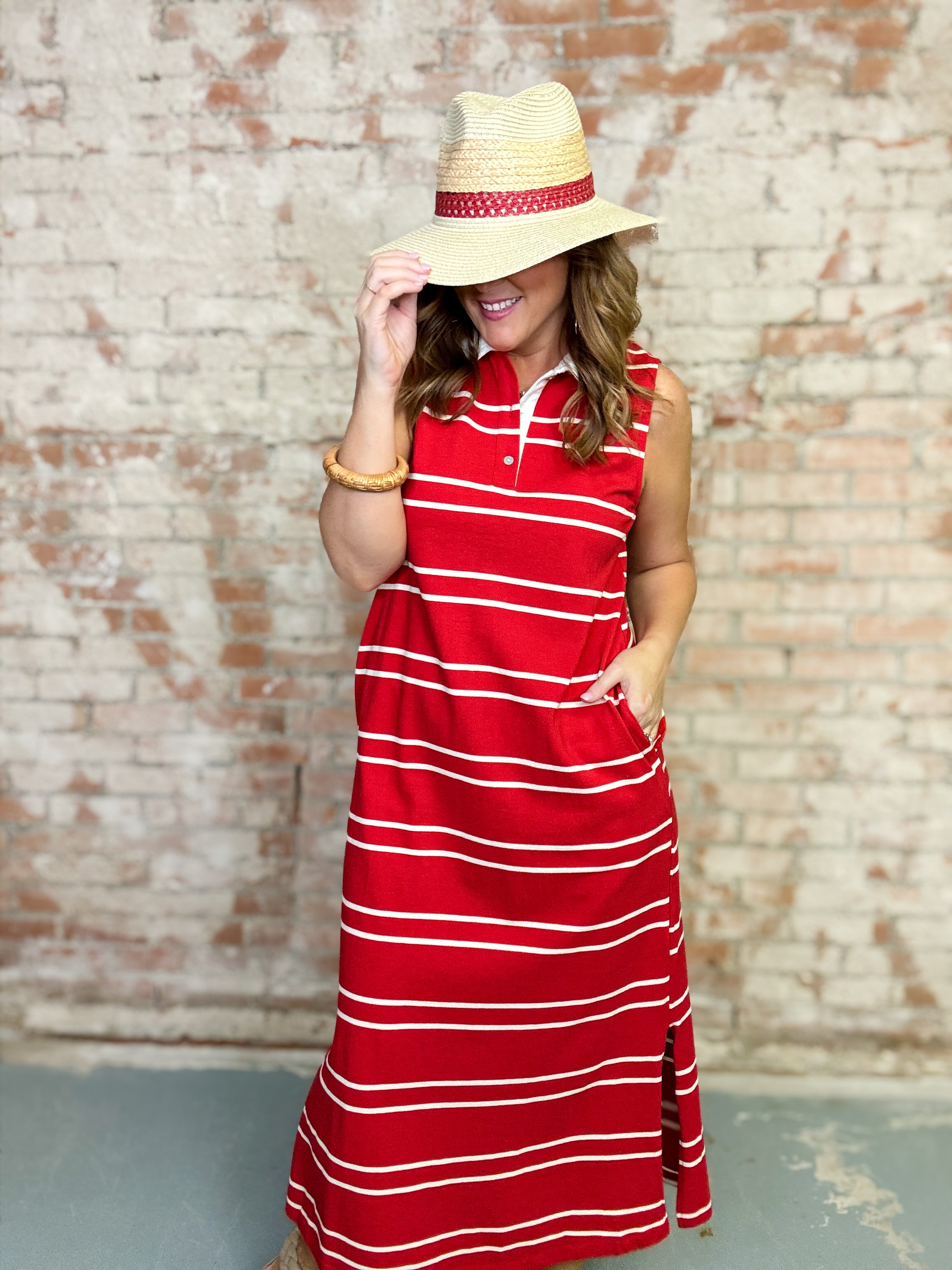 Arnold Stripe Midi Dress