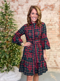 Uncle Frank Sugarplum Plaid Dress