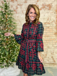 Uncle Frank Sugarplum Plaid Dress