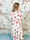 Crystal Floral Tiered Dress