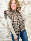 THML Oaklyn Plaid Puffer Vest