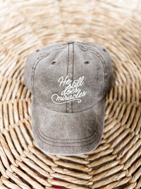 Brown He Still Does Miracles Twill Cap
