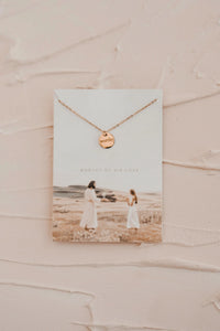 Dear Heart Worthy Disc Necklace