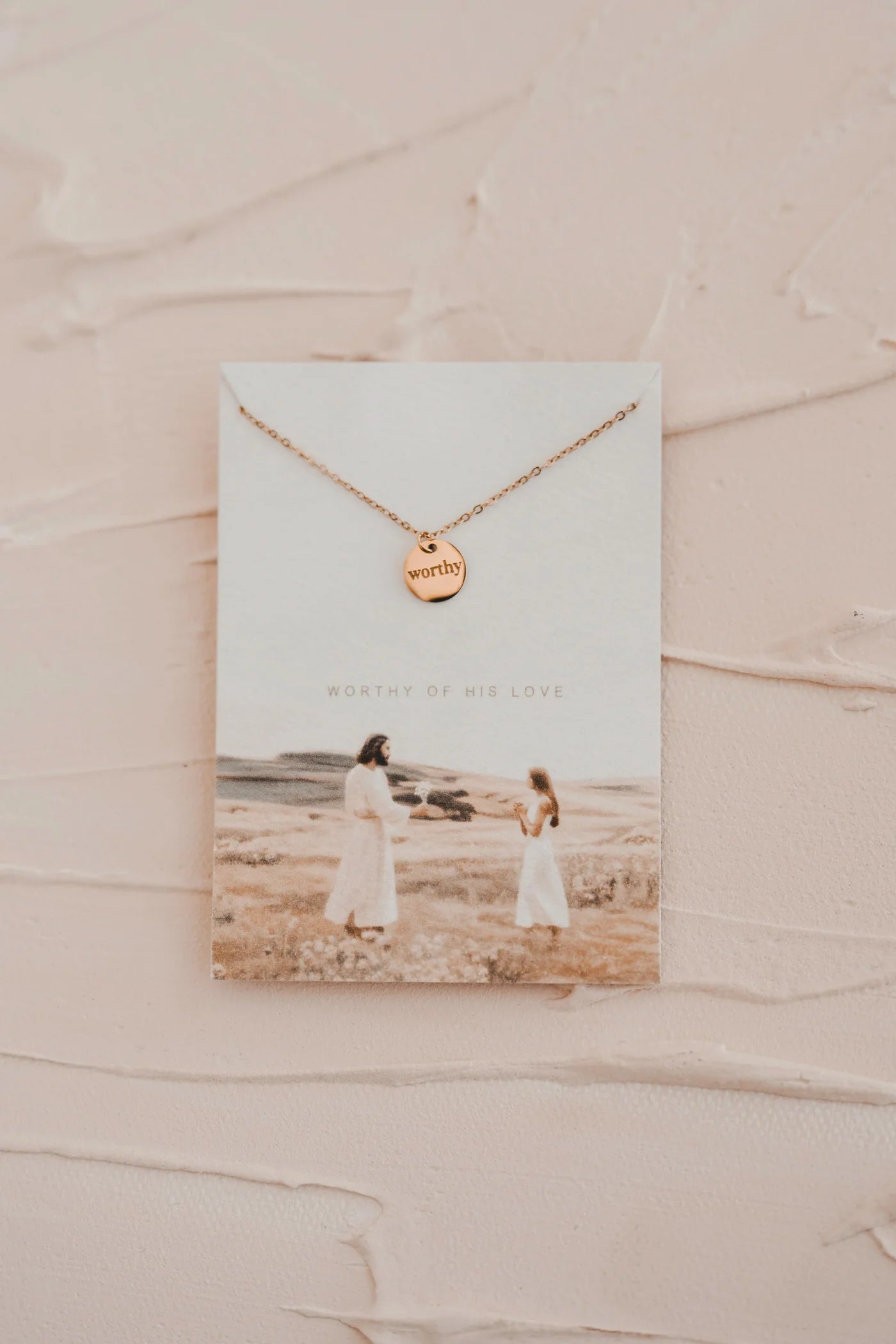 Dear Heart Worthy Disc Necklace