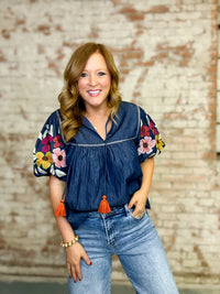 THML Sullivan Denim Top