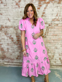 Renata Embroidered Dress