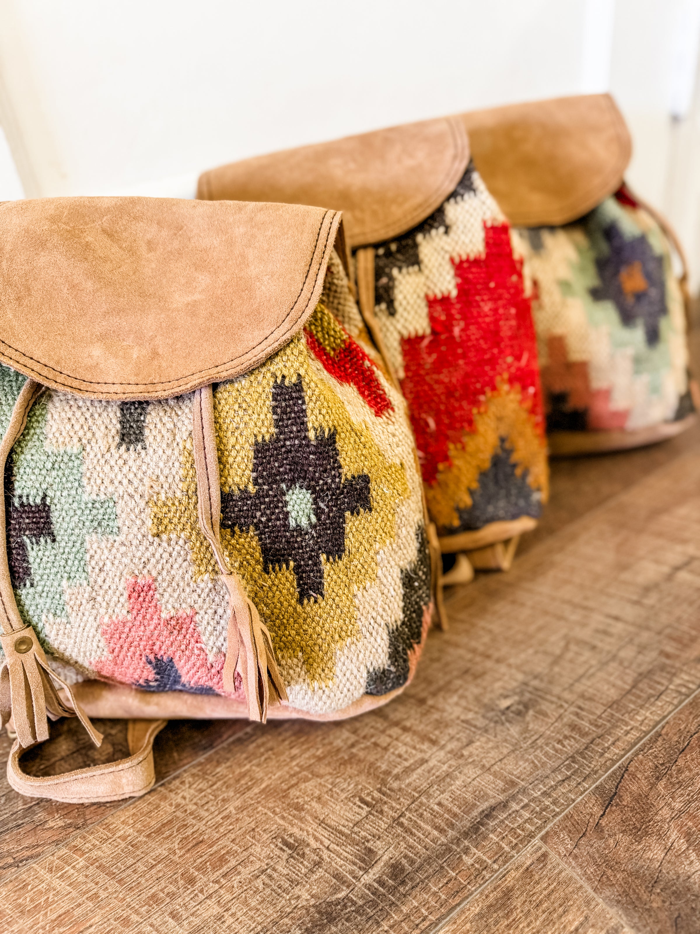 Ramona Jute Tapestry Backpack