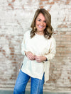 Marcia Trendy Sweatshirt Top - FINAL SALE