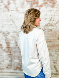 Kelby Long Sleeve Button Up Shacket