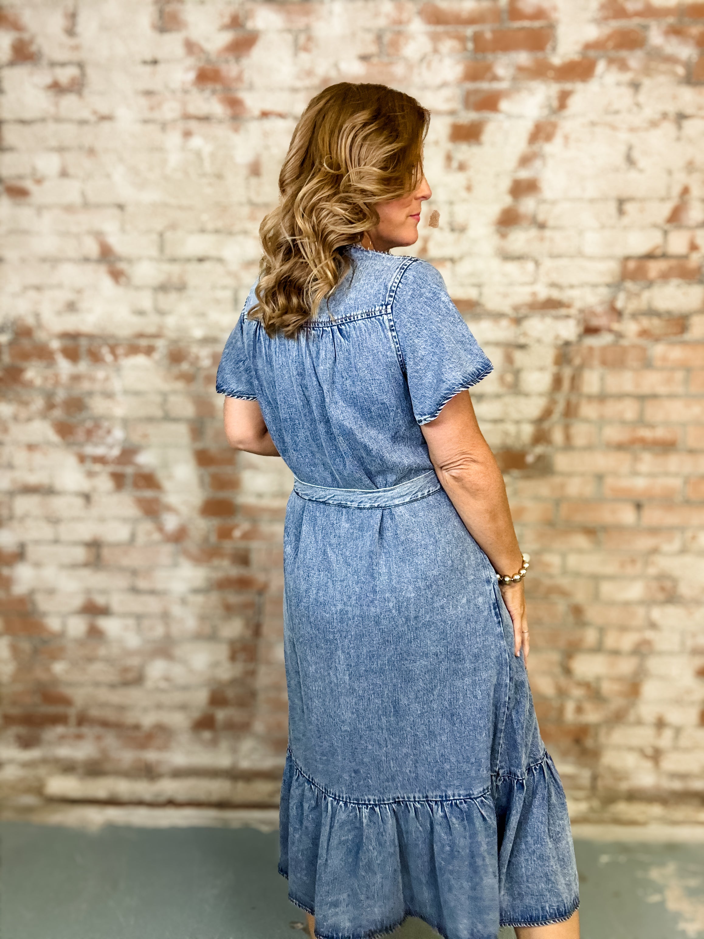 Filbert Washed Tencel Denim Dress