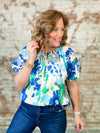 Janell Floral Print Top