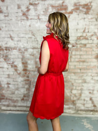 Lorie Solid Zip Dress