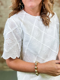 Annalise Eyelet Dress