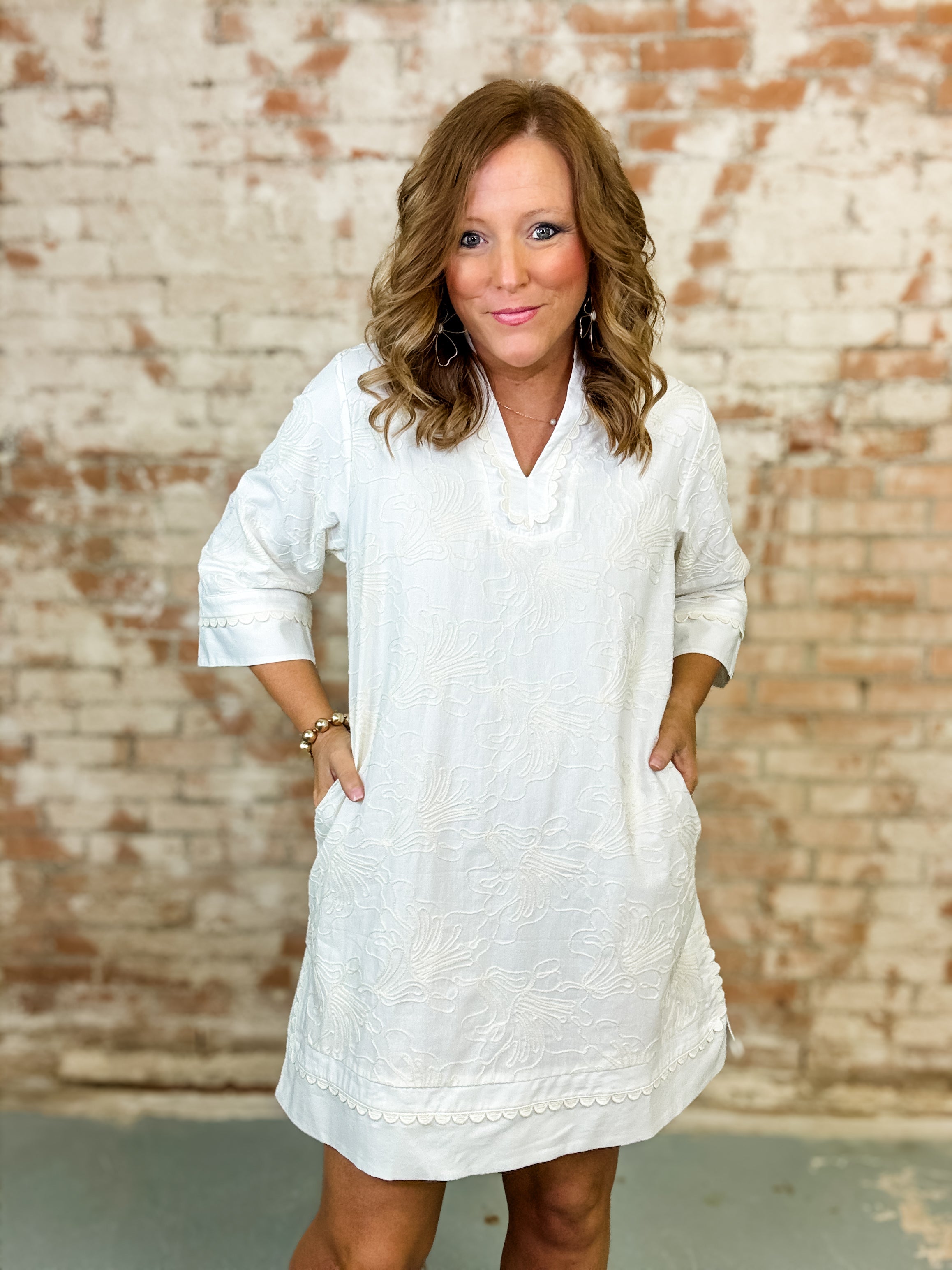 Natalia 3D Embroidery Dress