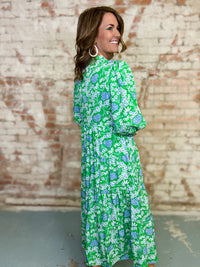 Daizee Floral Midi Dress