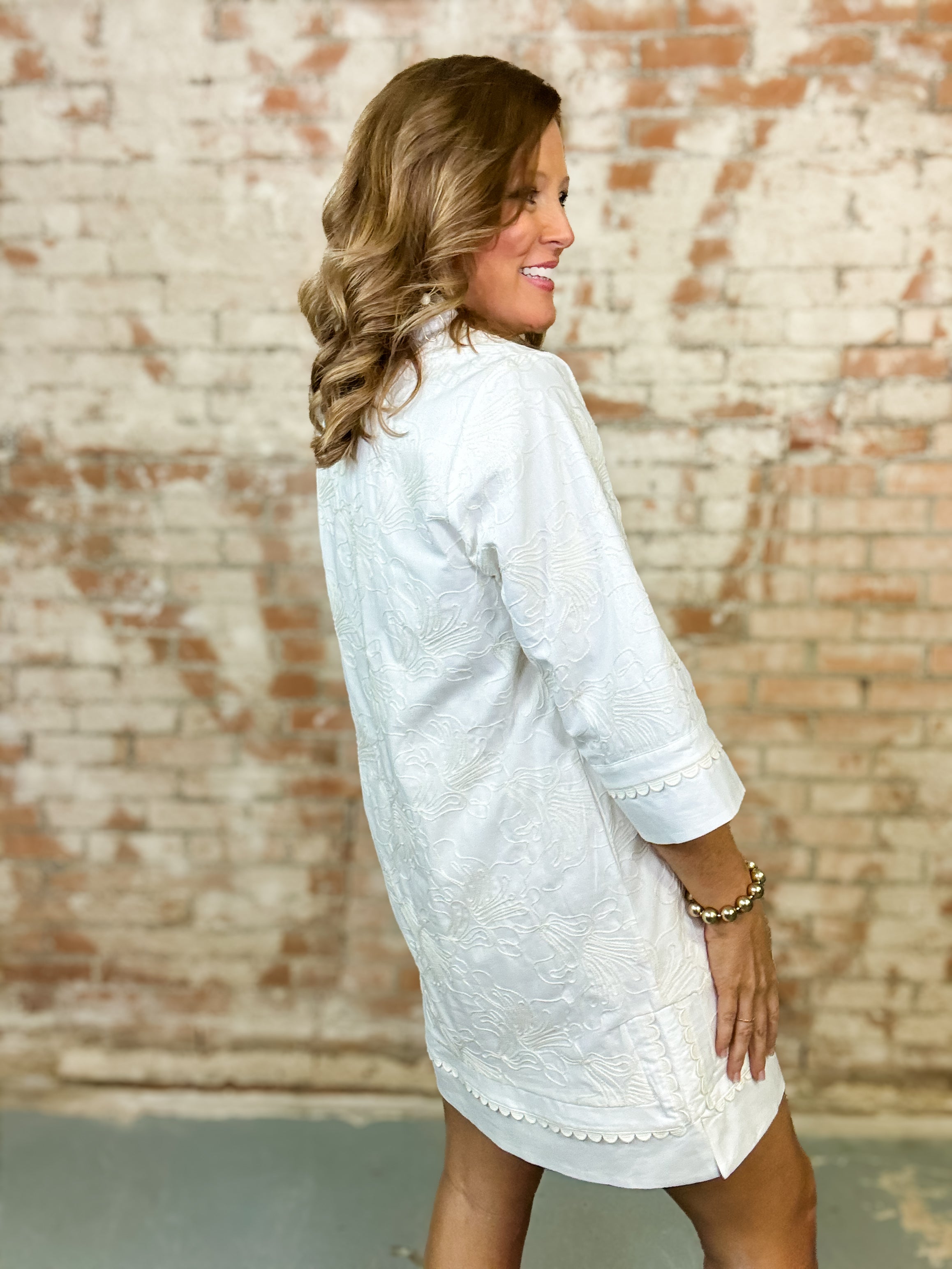 Natalia 3D Embroidery Dress