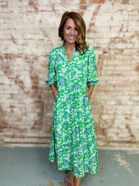 Daizee Floral Midi Dress