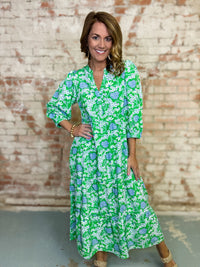 Daizee Floral Midi Dress