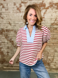 Catherine Stripe Top