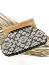 Stitched Beaded Clutch