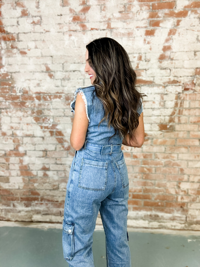 Serena Denim Jumpsuit