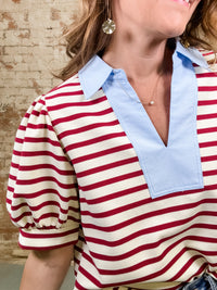 Catherine Stripe Top