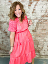 Candice Linen Blend Midi Dress